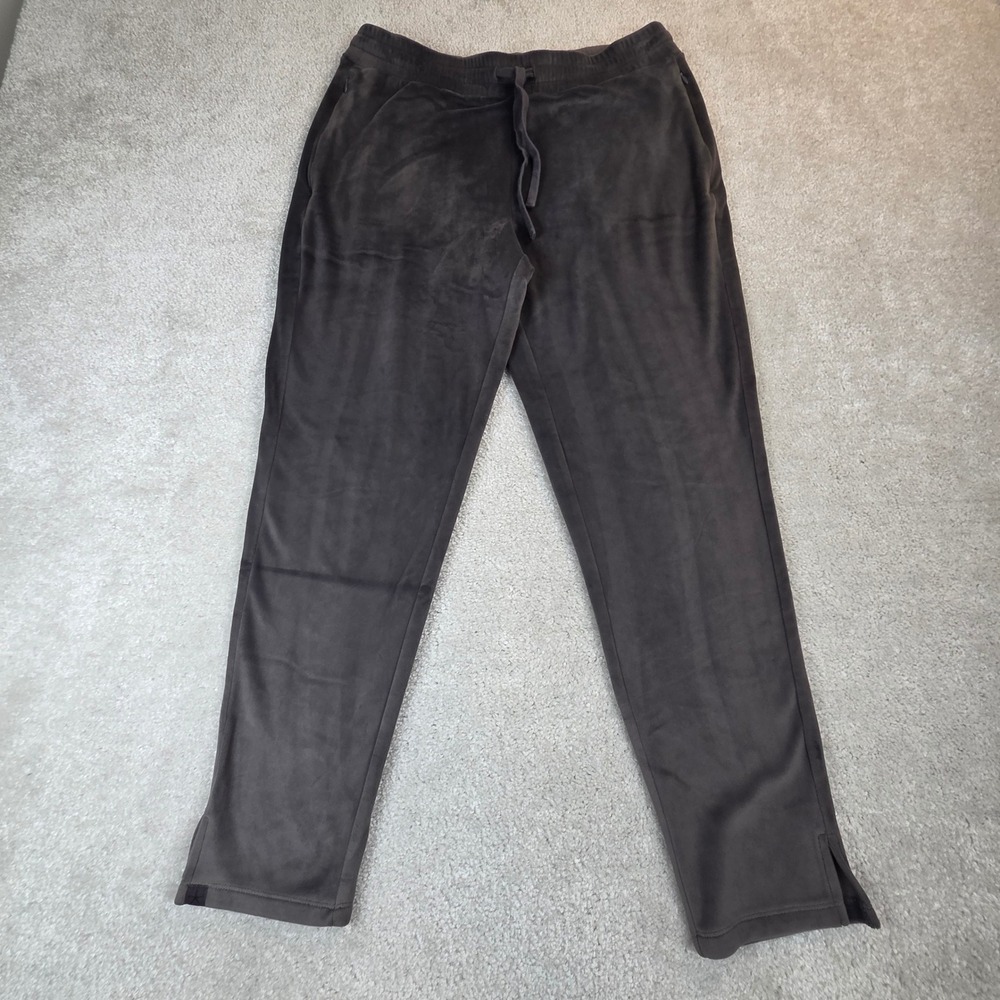 Barefoot Dreams LuxeChic Tapered Jogger Grey Women's Size M Soft Cozy Loungewear
